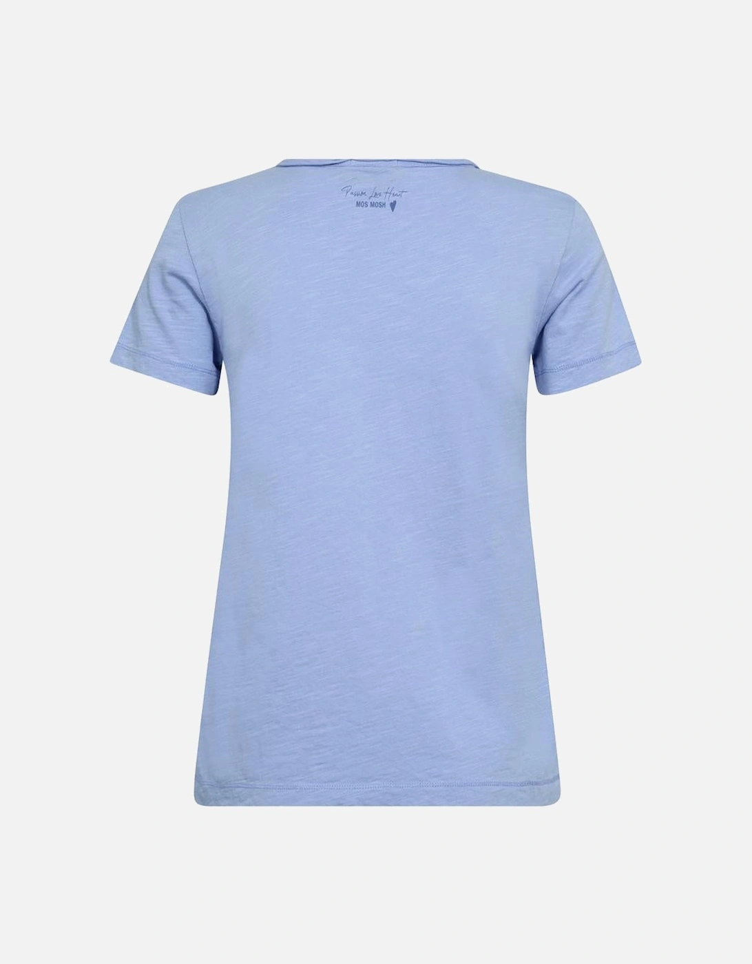 Astin basic tee in hydrangea blue