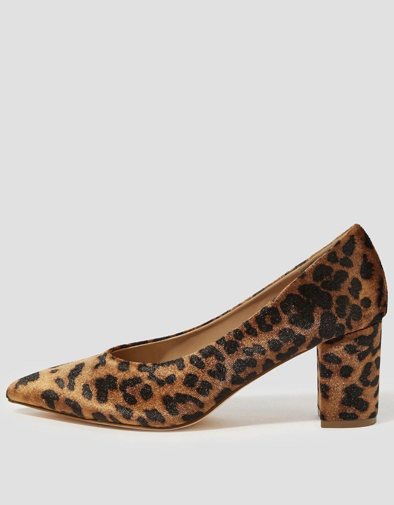 Leah Leopard Court Shoes