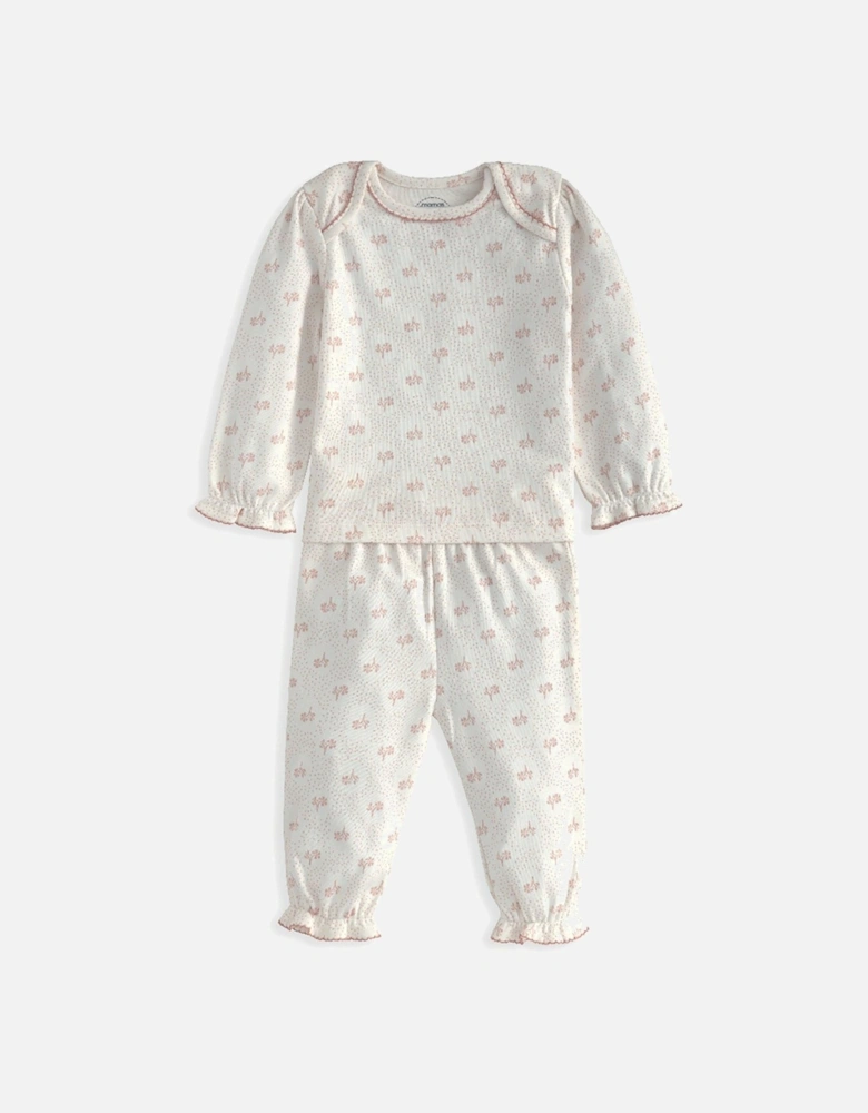 Baby Girls Daisy Print Pyjamas - Multi