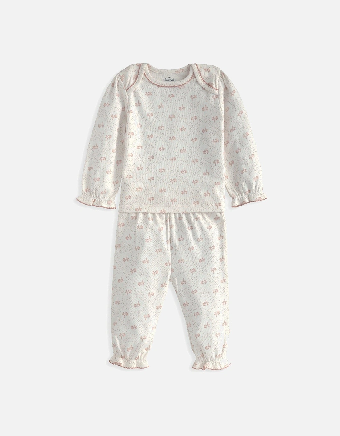 Baby Girls Daisy Print Pyjamas - Multi, 2 of 1