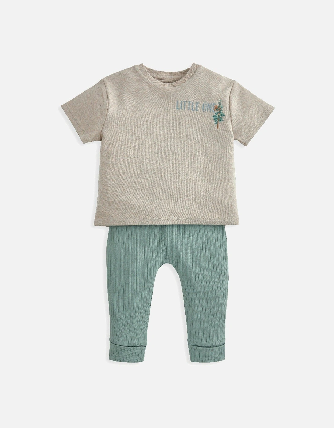 Baby Boys 2 Piece Exploring T-Shirt & Leggings Set - Green, 2 of 1