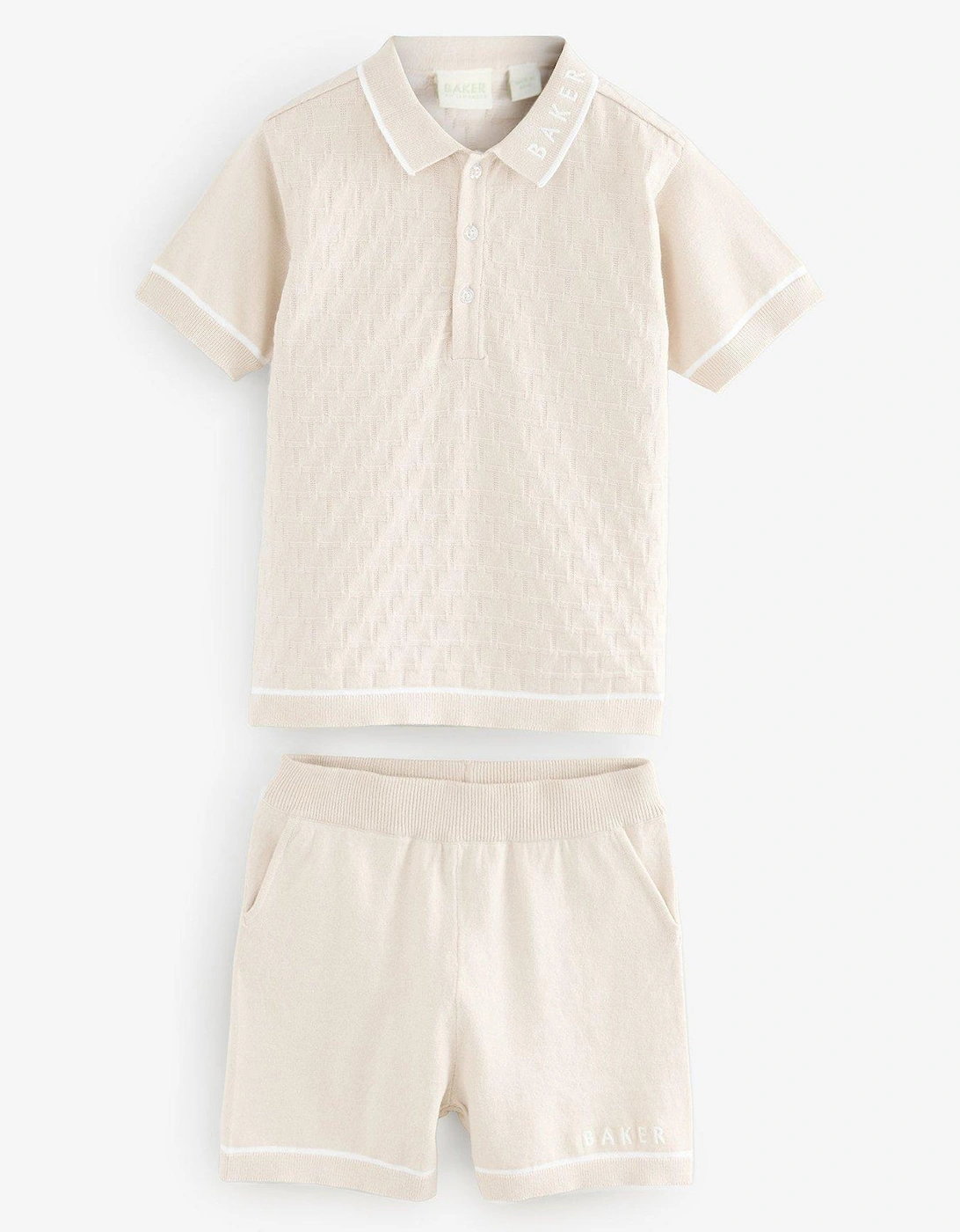 Boys Top & Short Sets - Stone - Beige, 2 of 1