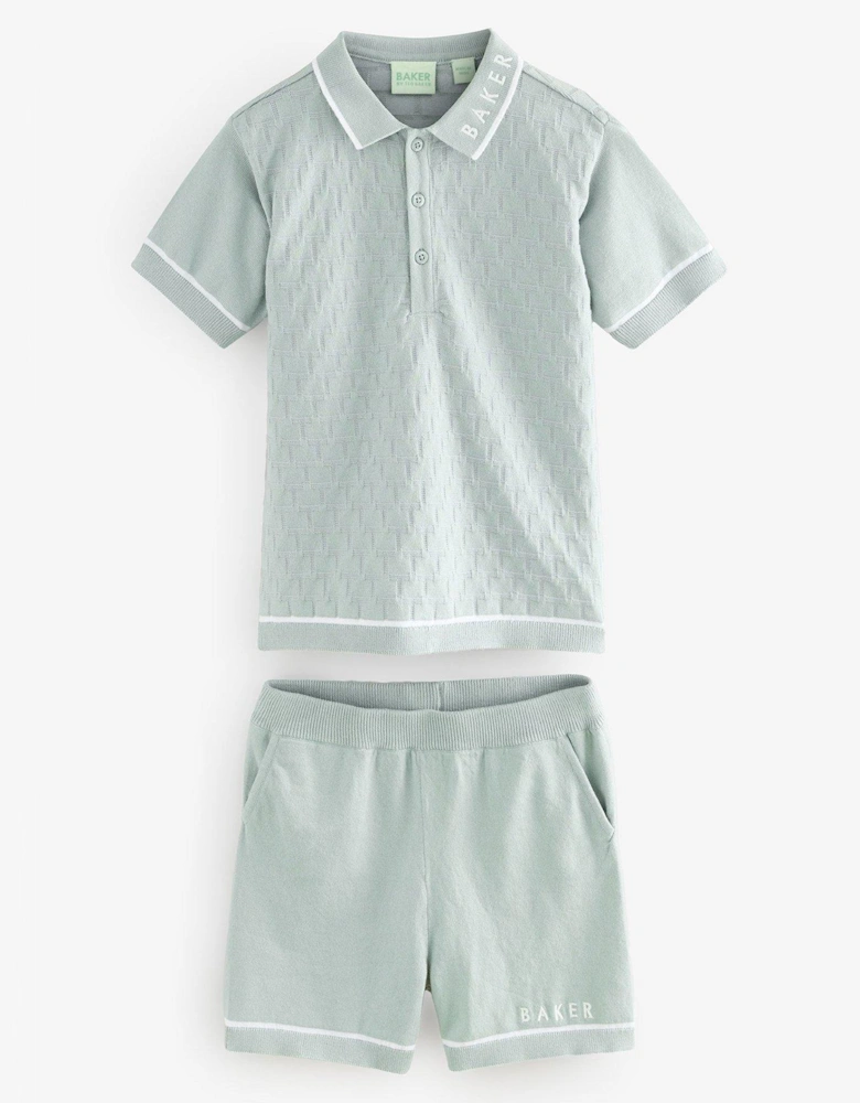 Boys Top & Short Sets - Green