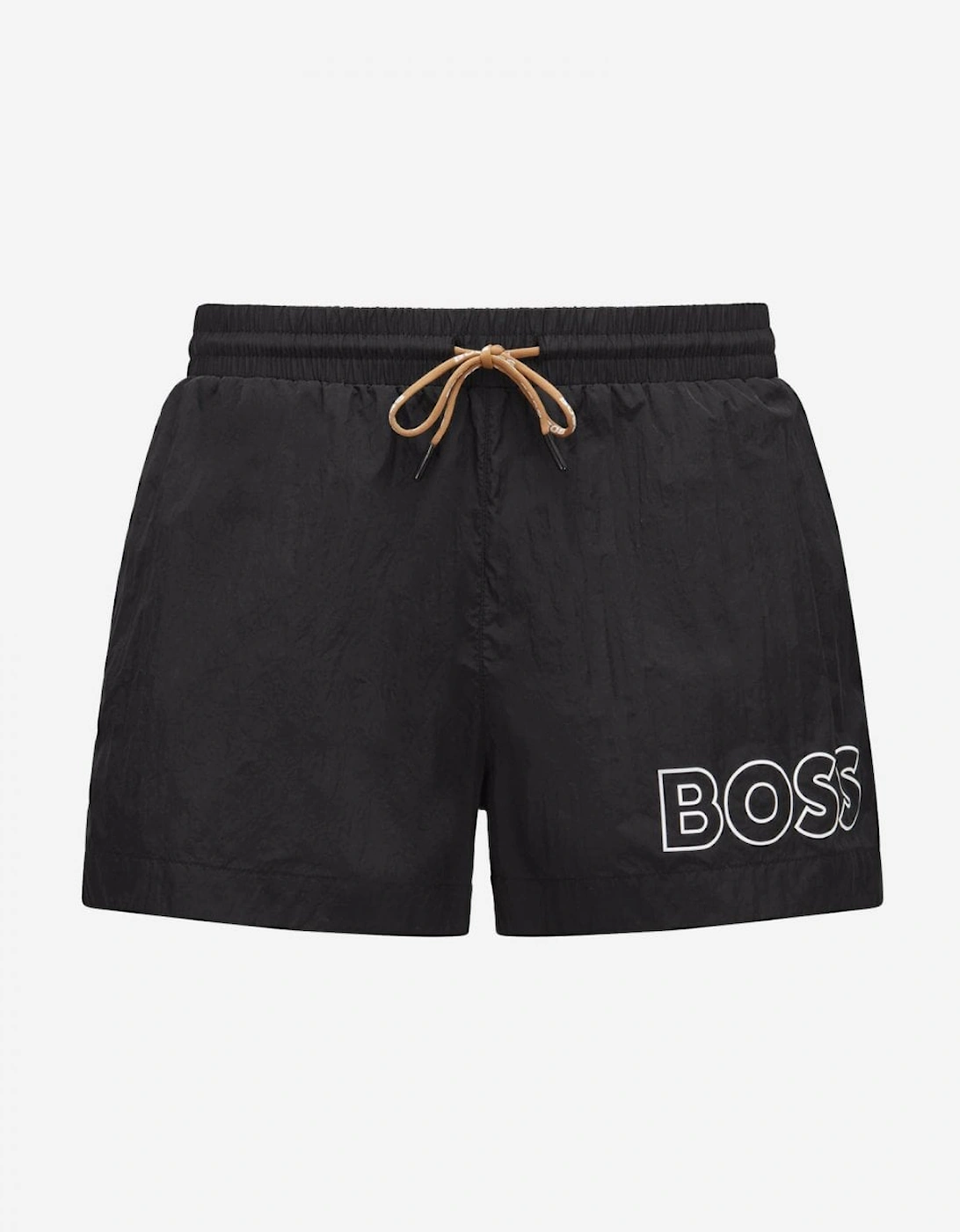 BOSS Orange Mooneye Mens Quick-Drying Swim Shorts with Outline Logo