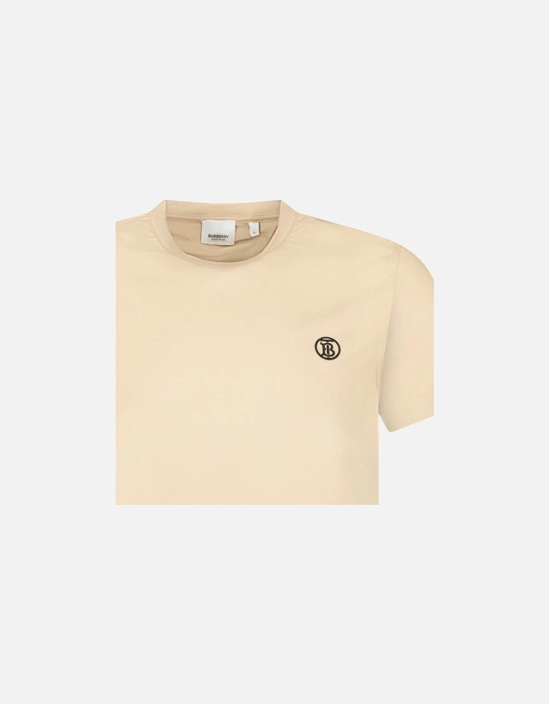 'Parker' Short Sleeve T-Shirt Beige