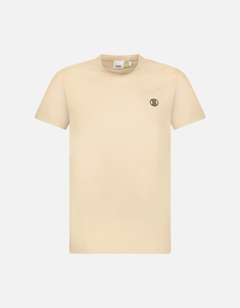 'Parker' Short Sleeve T-Shirt Beige