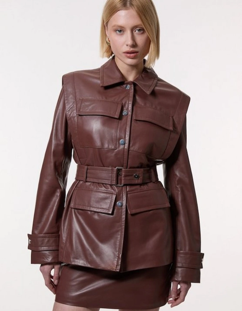 Leather Mini Skirt