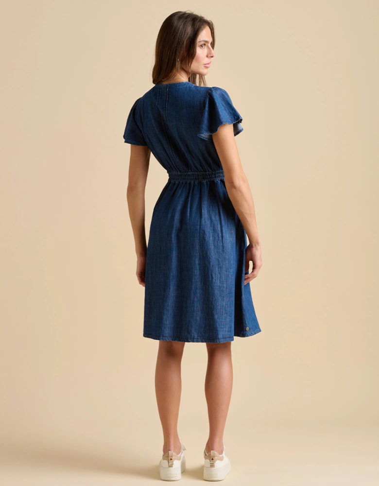 Women's Sandsfoot Knee Length Dress Navy