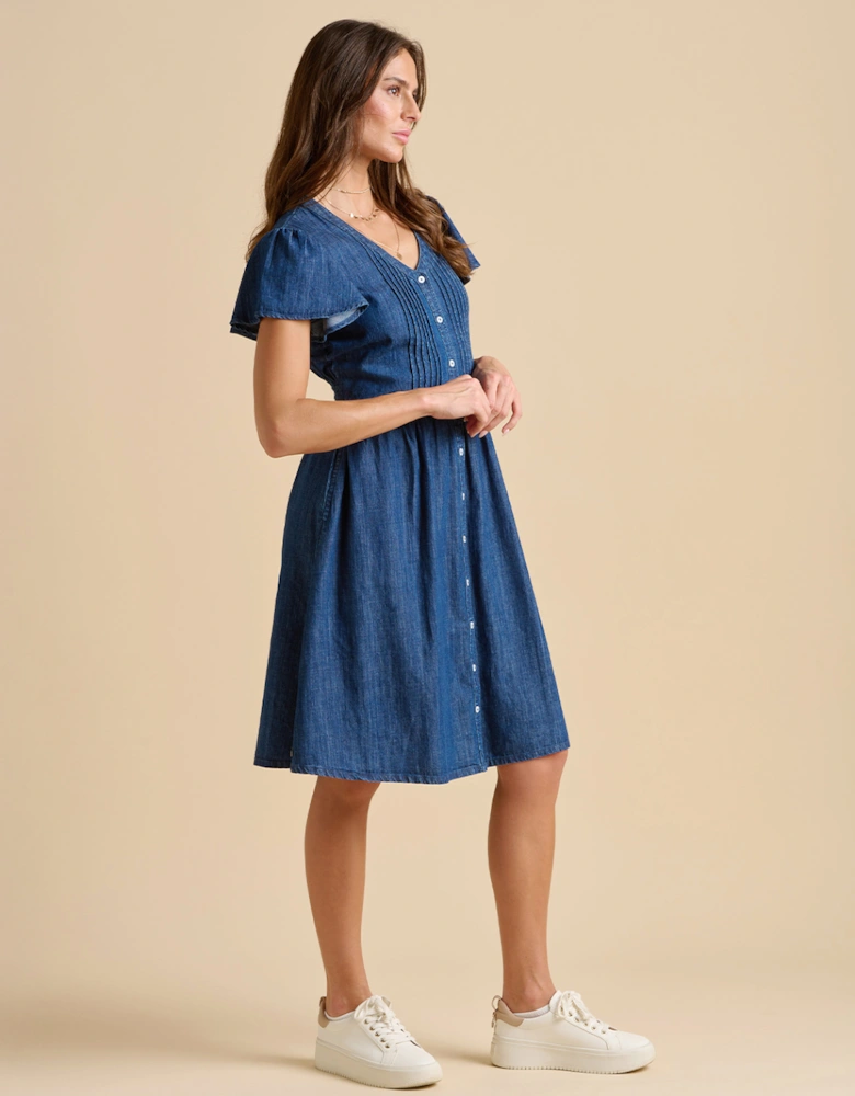 Women's Sandsfoot Knee Length Dress Navy