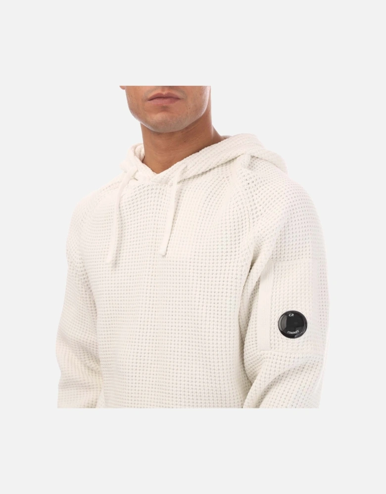 Cotton Chenille Waffle Knit Hoodie