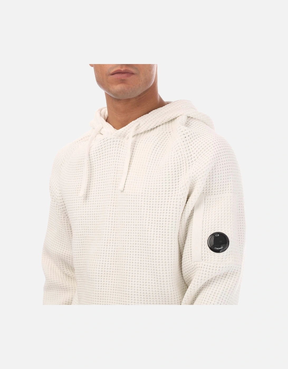 Cotton Chenille Waffle Knit Hoodie