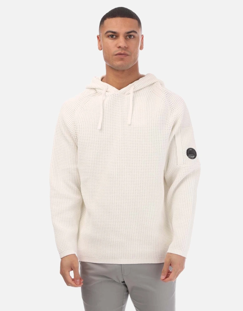 Cotton Chenille Waffle Knit Hoodie