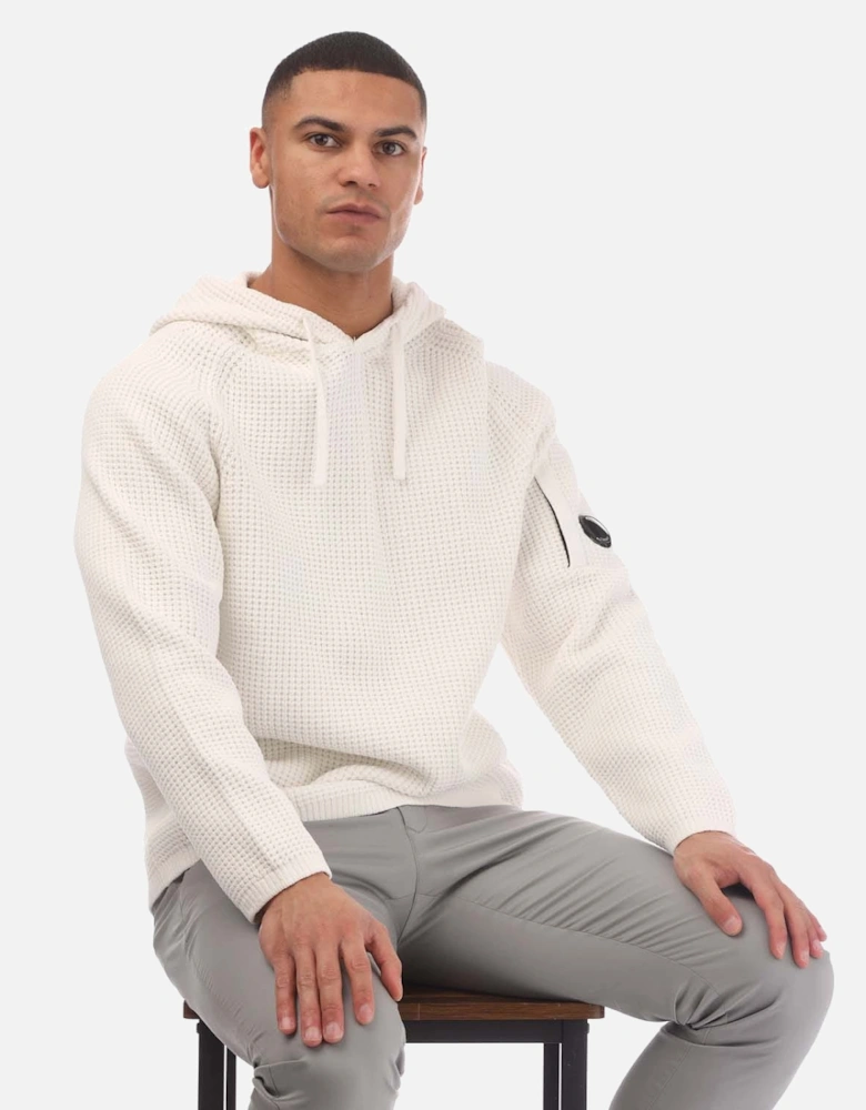 Cotton Chenille Waffle Knit Hoodie