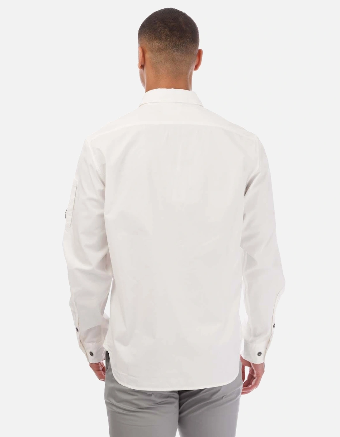 Organic Gabardine Buttoned Lens Shirt