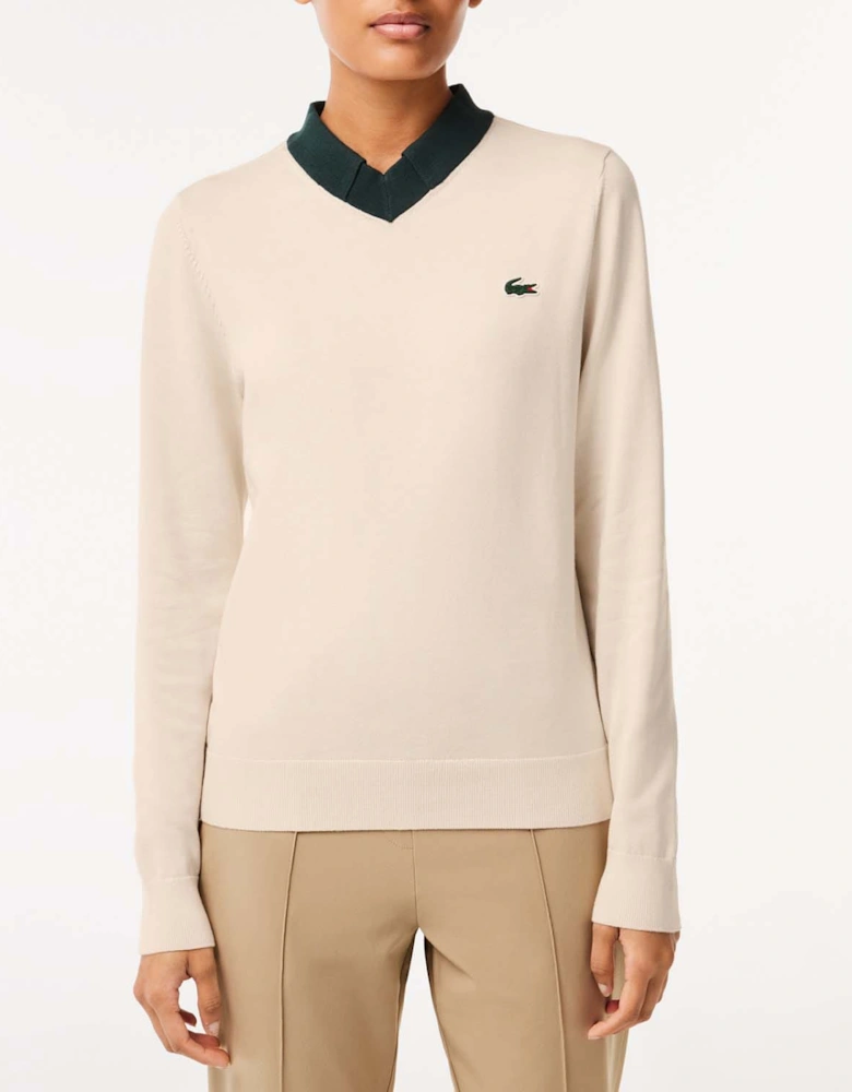 Cotton Pima Technical Knit Golf Sweater