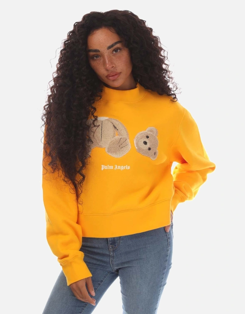 Bear Fitted Crewneck Sweatshirt