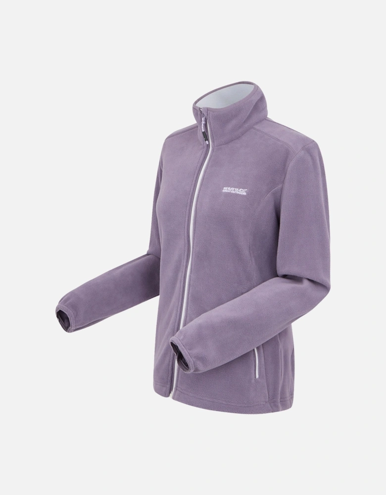 Adults Fleece Jacket Floreo iv Zip purple UK Size