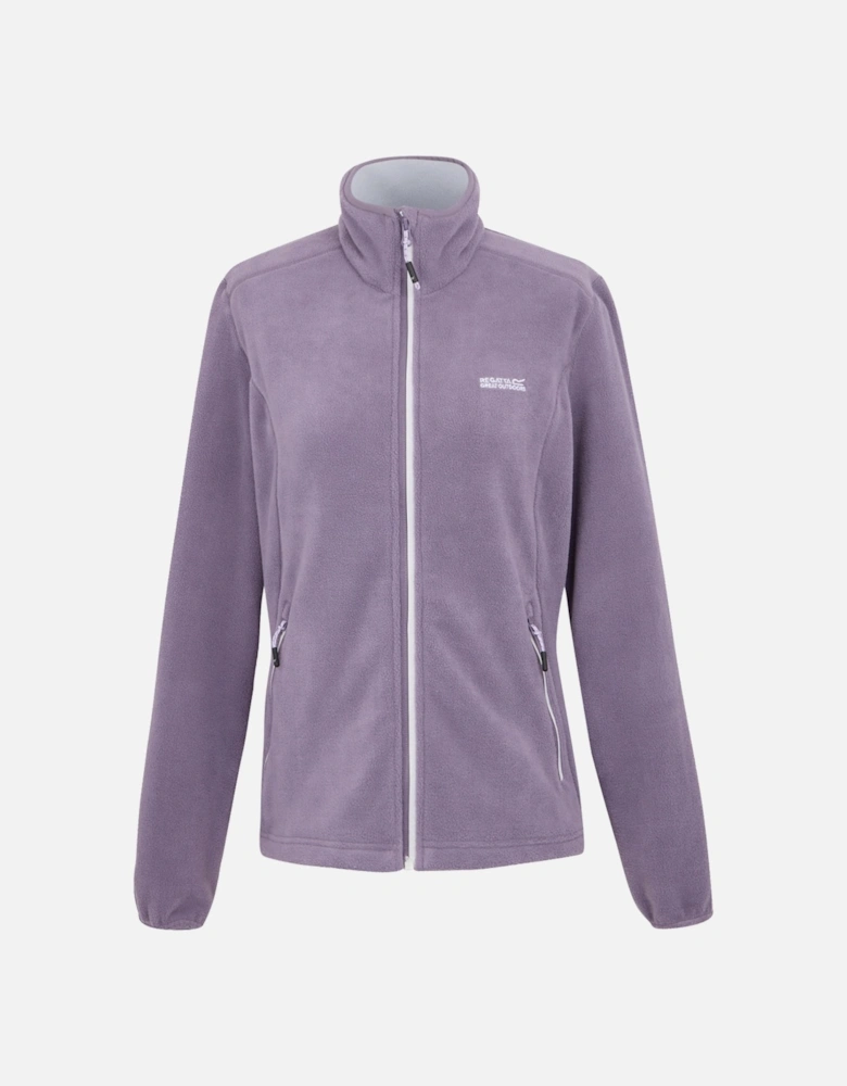 Adults Fleece Jacket Floreo iv Zip purple UK Size