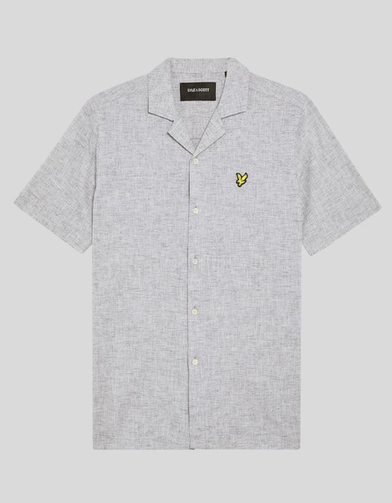 Linen Blend Oxford Revere Shirt