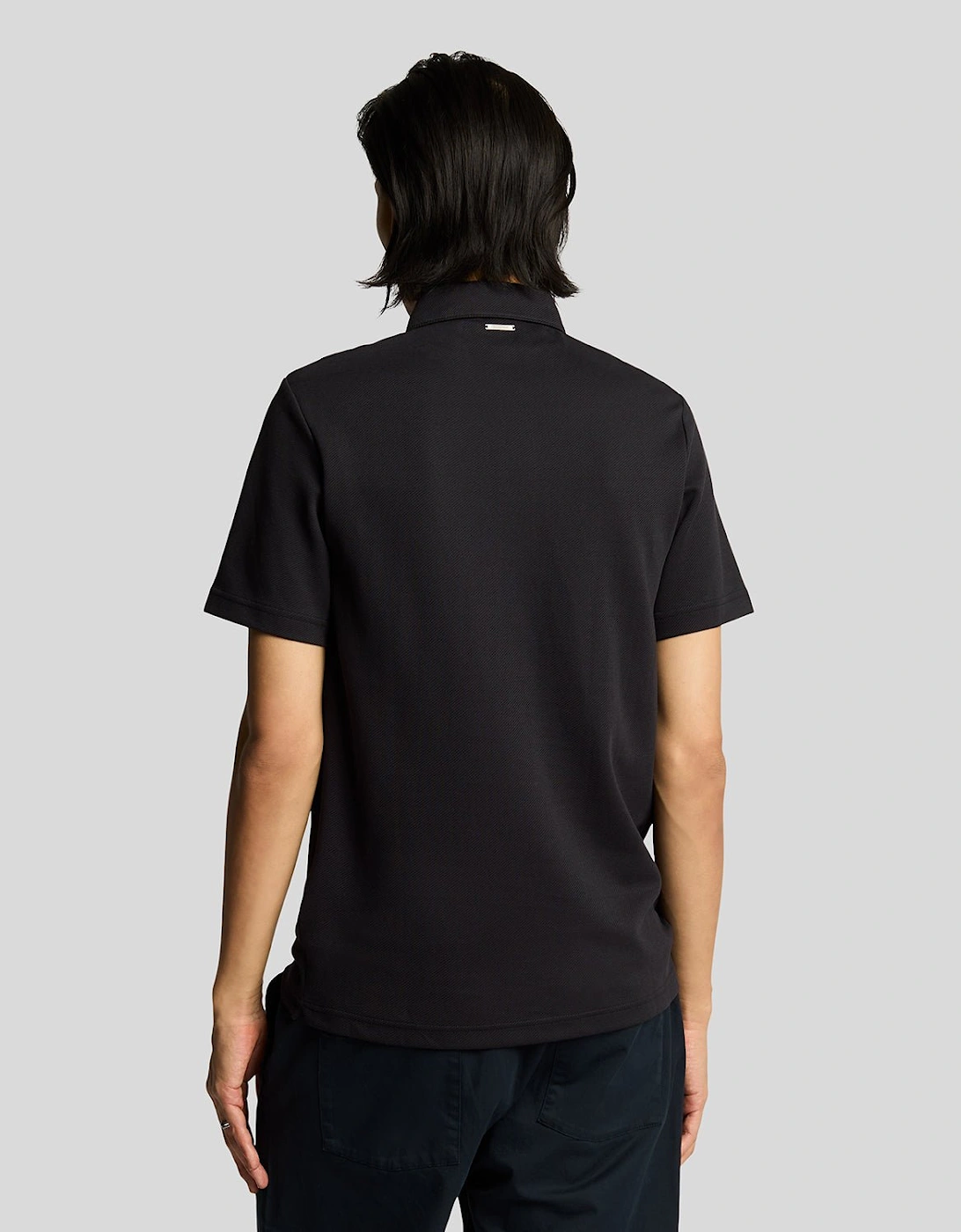 Twill Texture Polo Shirt