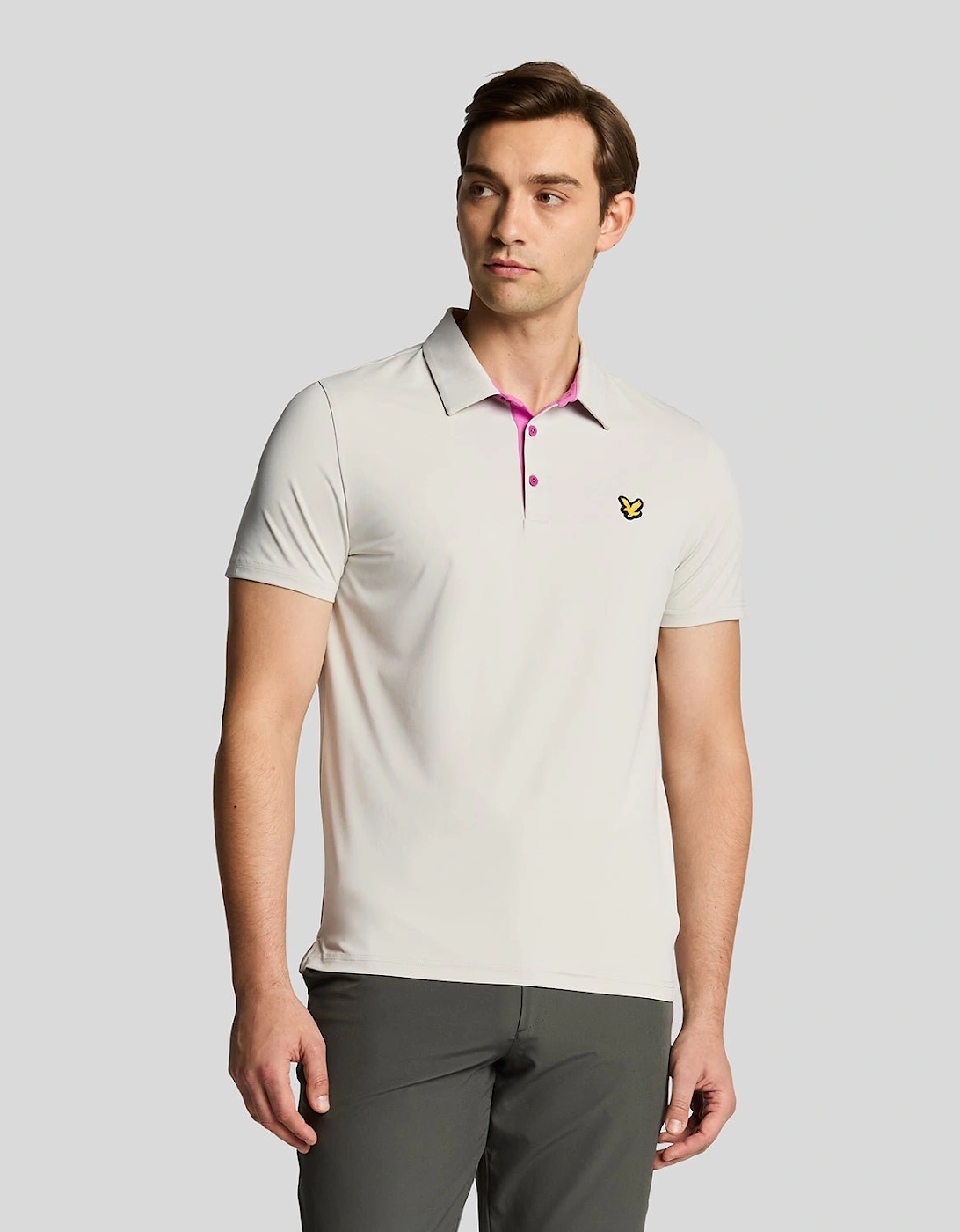 Golf Contrast Placket Polo Shirt, 6 of 5