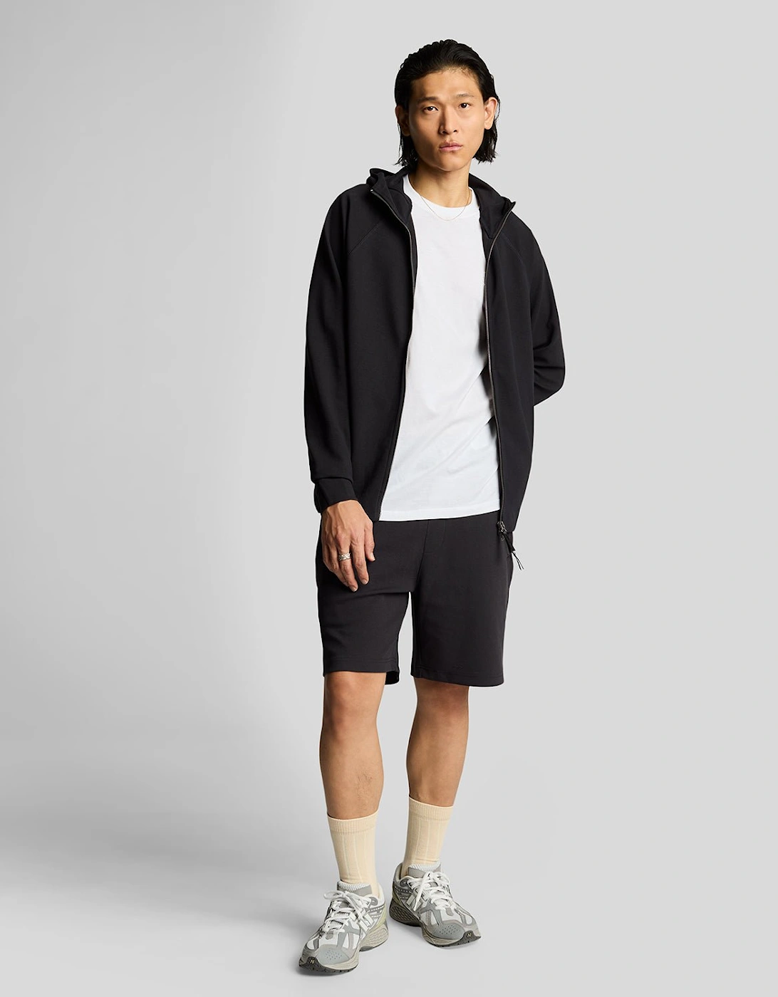 Lyle And Scott Men's Diagonal Interlock Shorts - Black - Size: 39/38/32