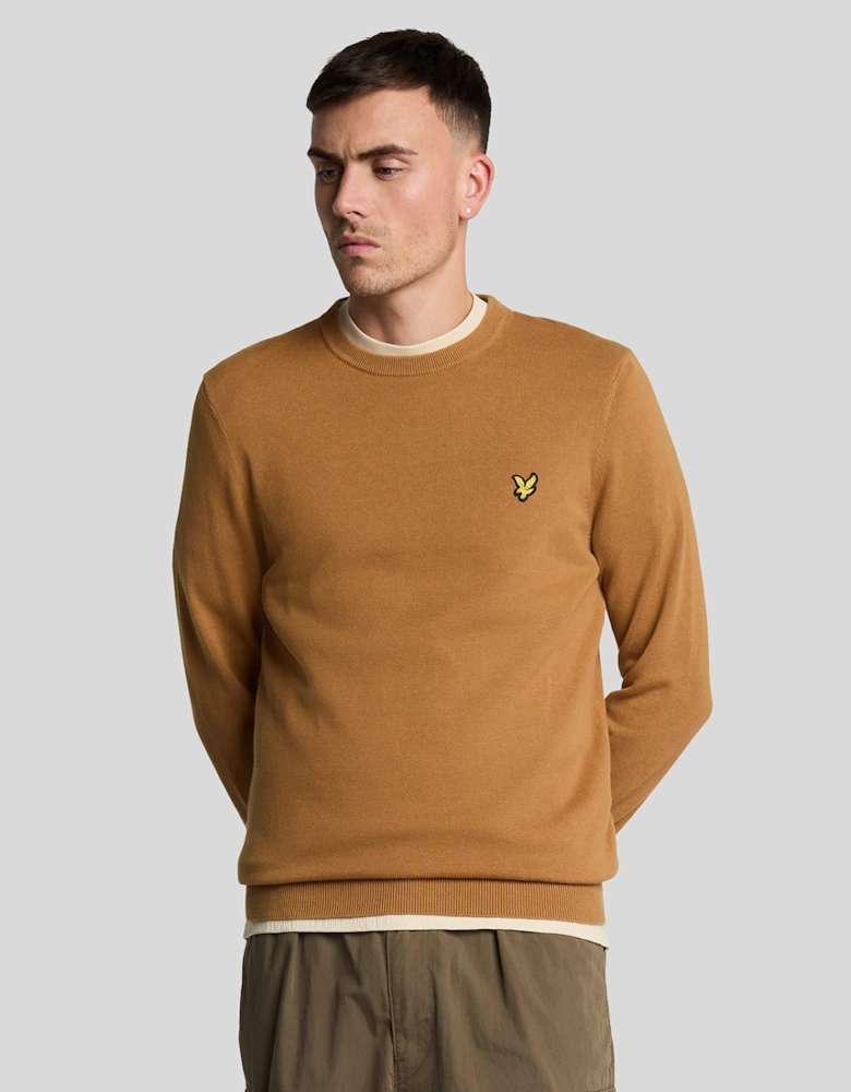 Cotton Crew Neck Jumper