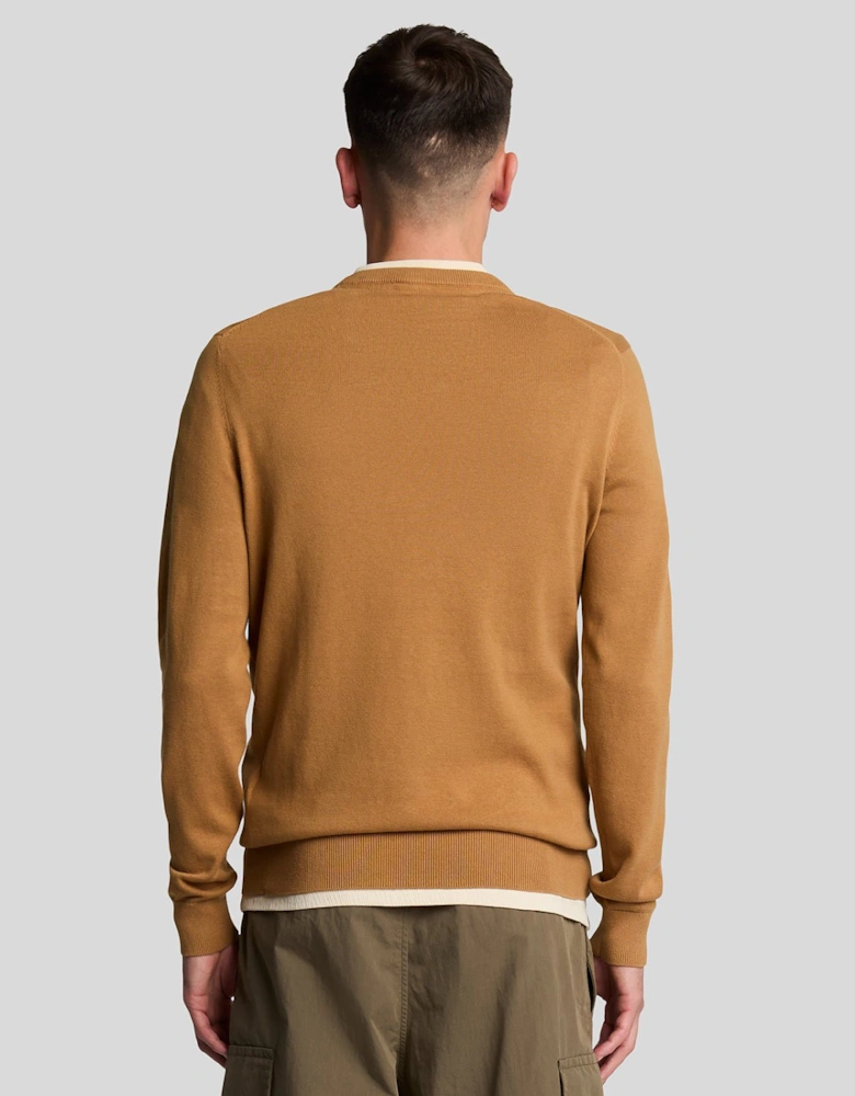 Cotton Crew Neck Jumper