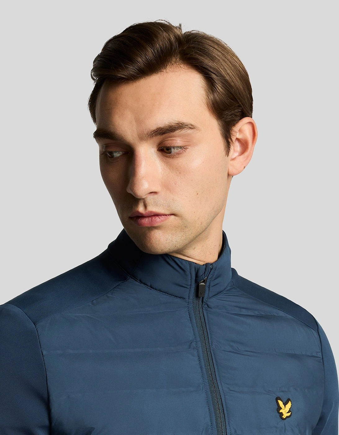 Golf Hybrid Quilted Full Zip Golf Jacket