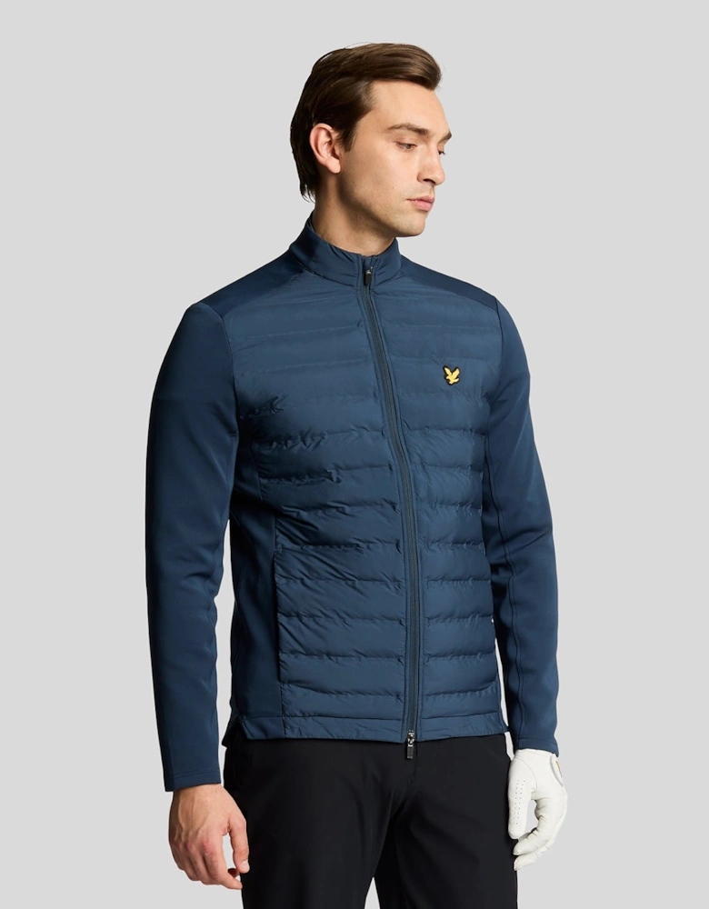 Golf Hybrid Quilted Full Zip Golf Jacket