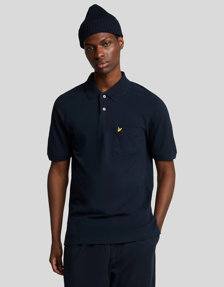 Linen Blend Polo Shirt