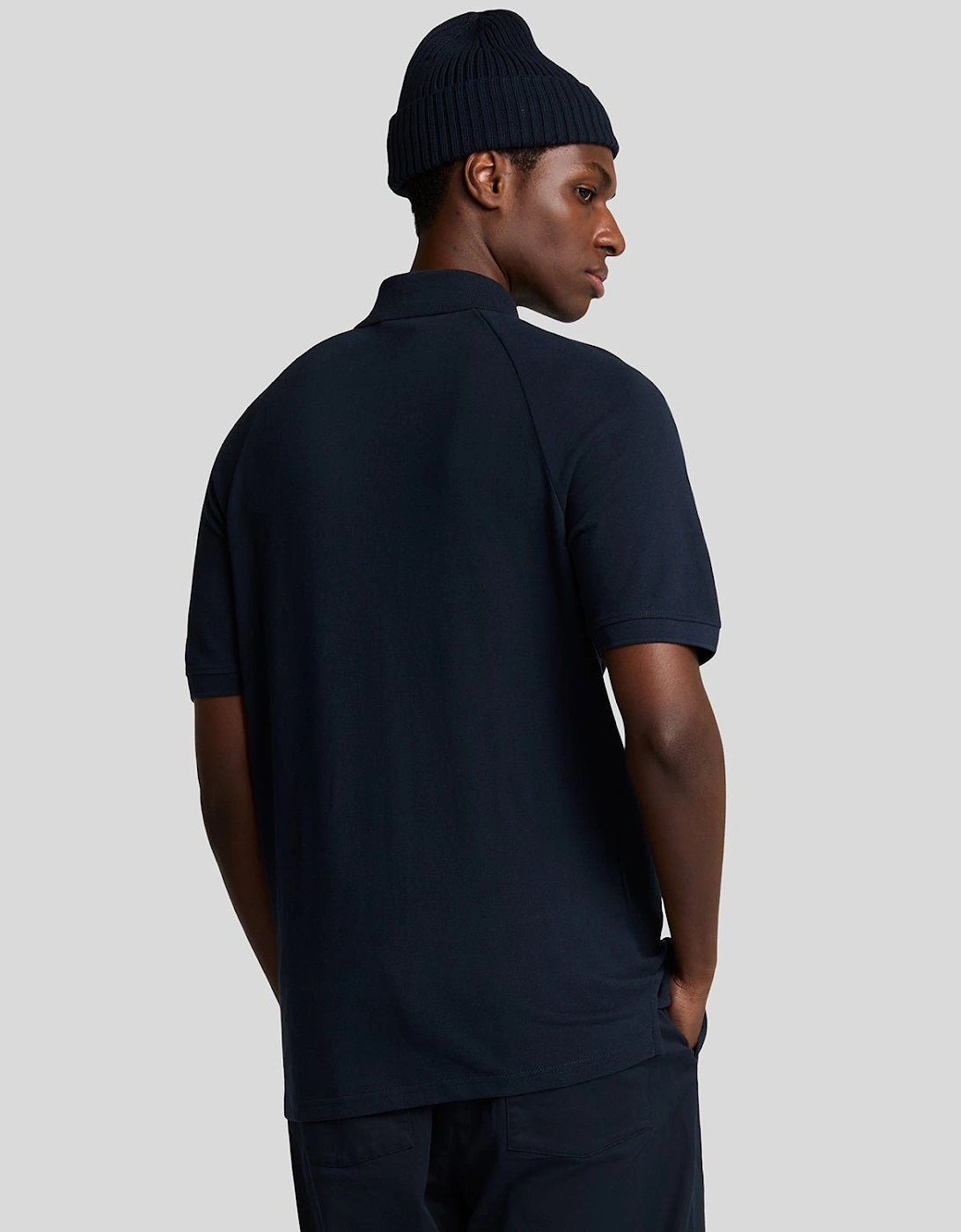 Linen Blend Polo Shirt