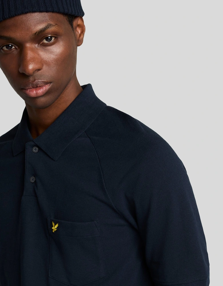 Linen Blend Polo Shirt