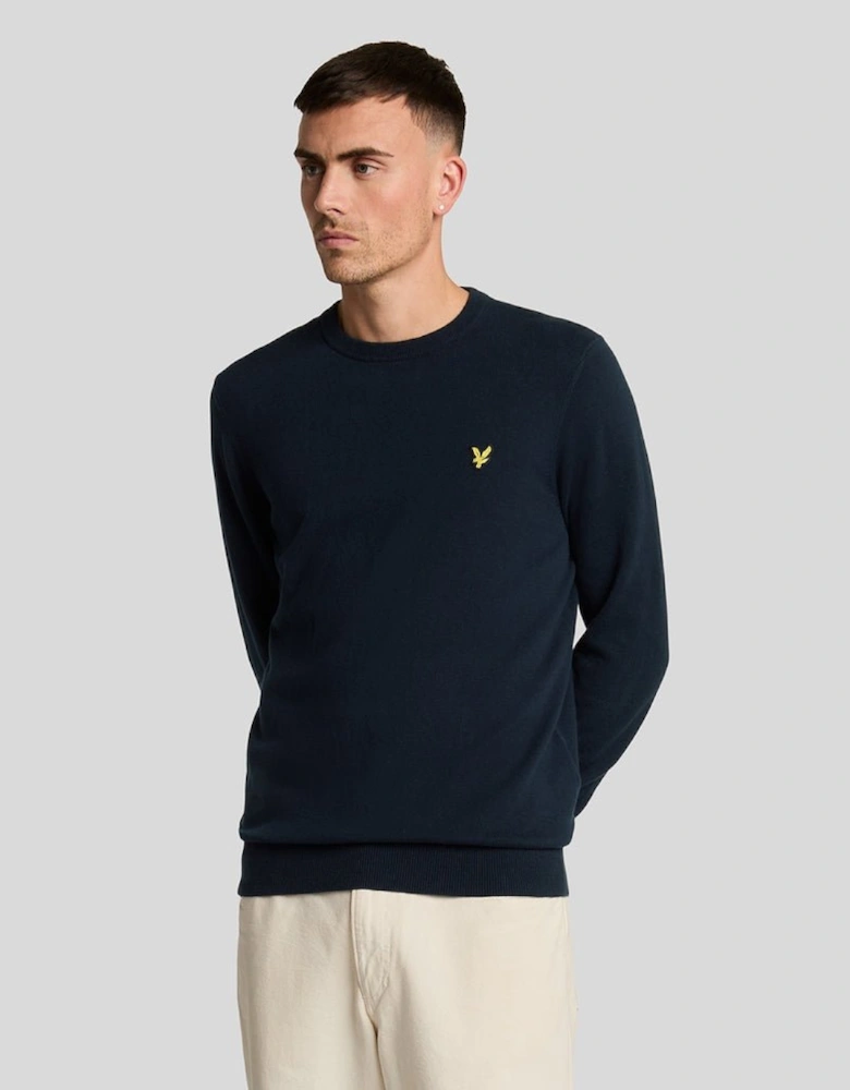 Cotton Crew Neck Jumper