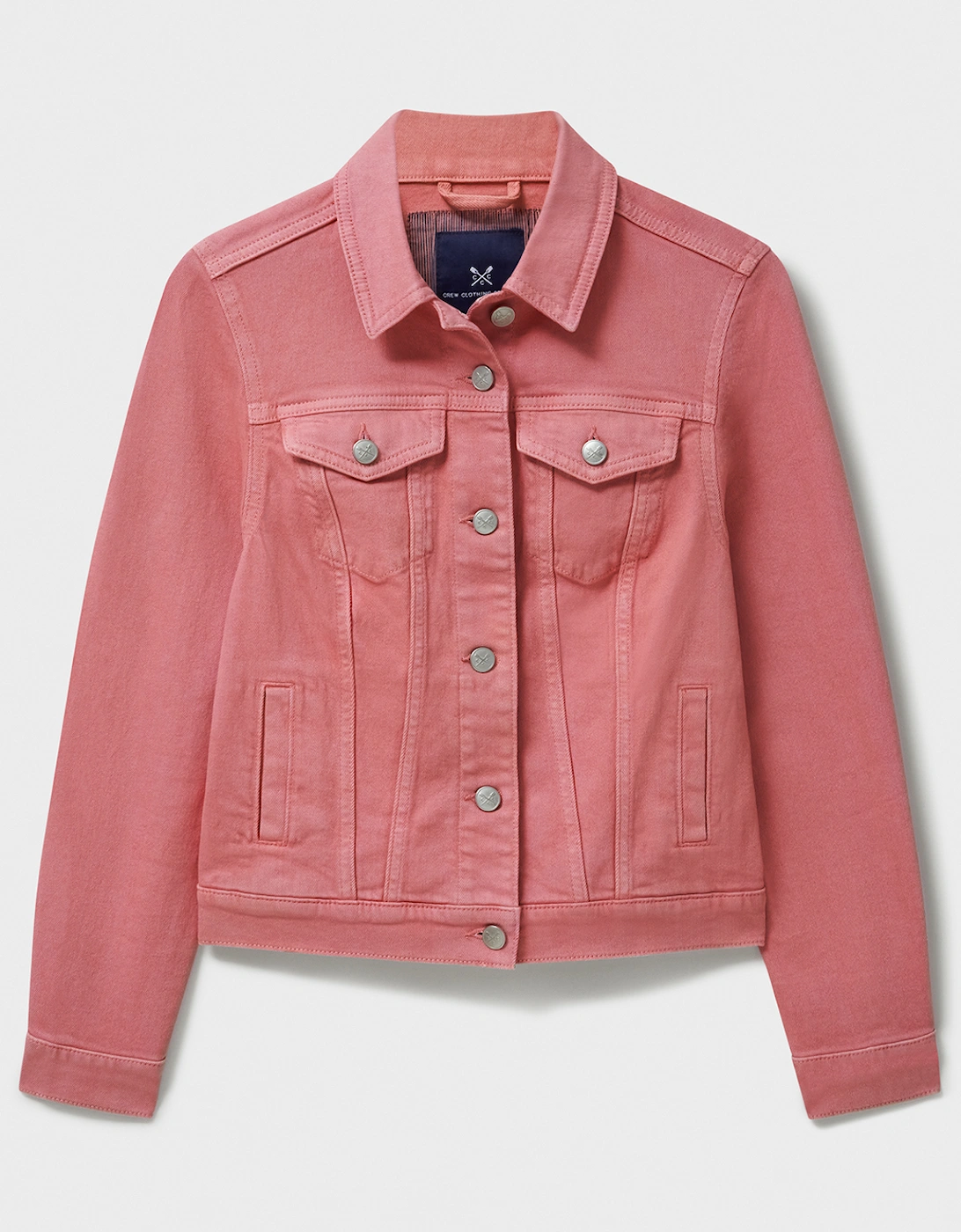 Women's Denim Western Jacket Flamingo Pink