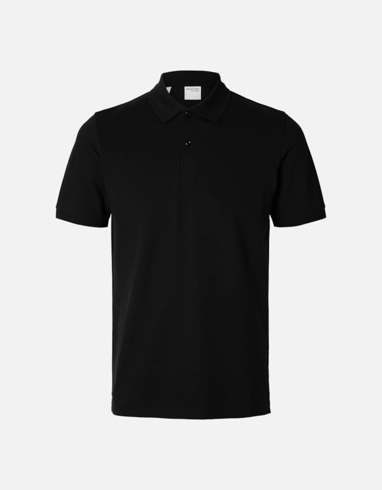 Homme Slim-Atlas Short Sleeve Polo Black