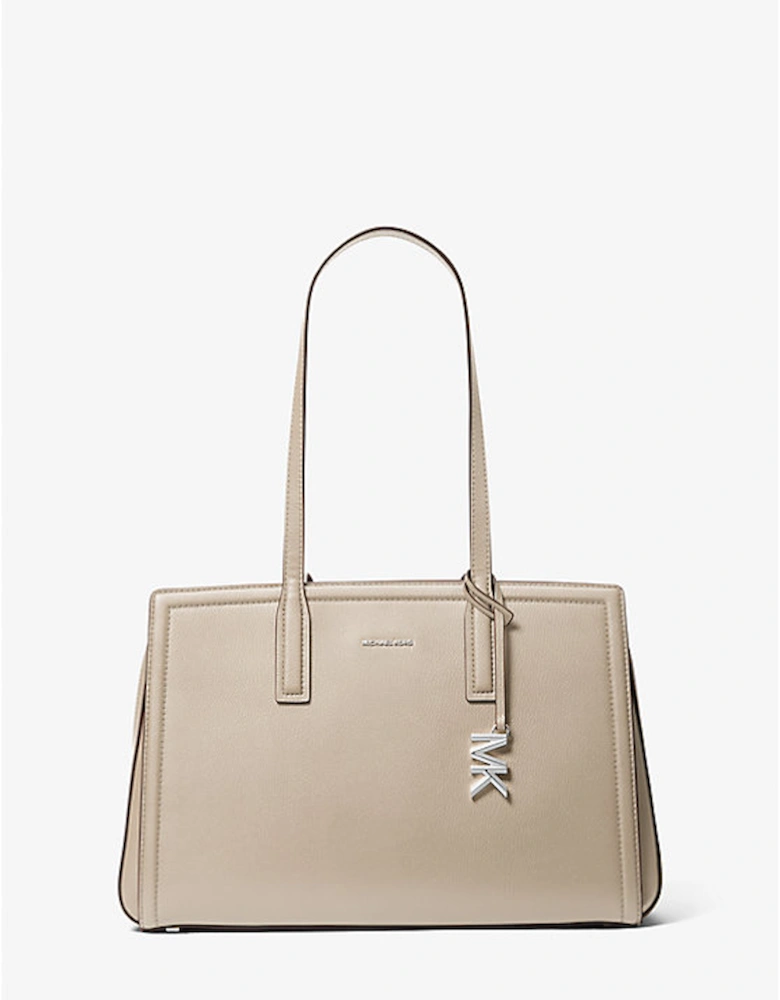 Laila Medium Pebbled Leather Tote Bag