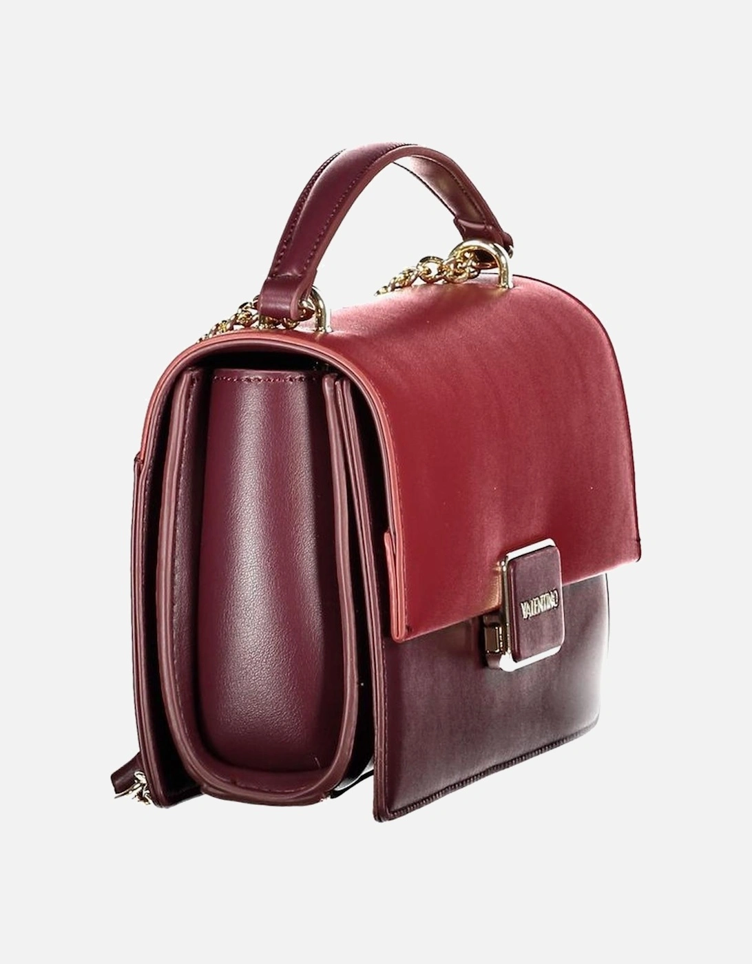 Red Polyethylene Handbag Women