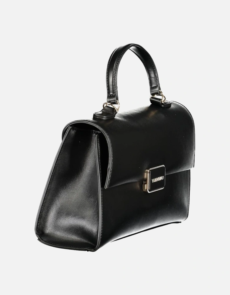 Black Polyethylene Handbag Women