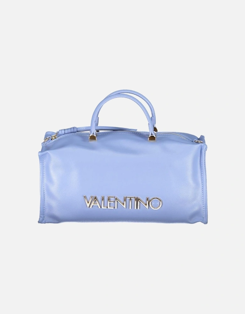 Light Blue Polyethylene Handbag Women