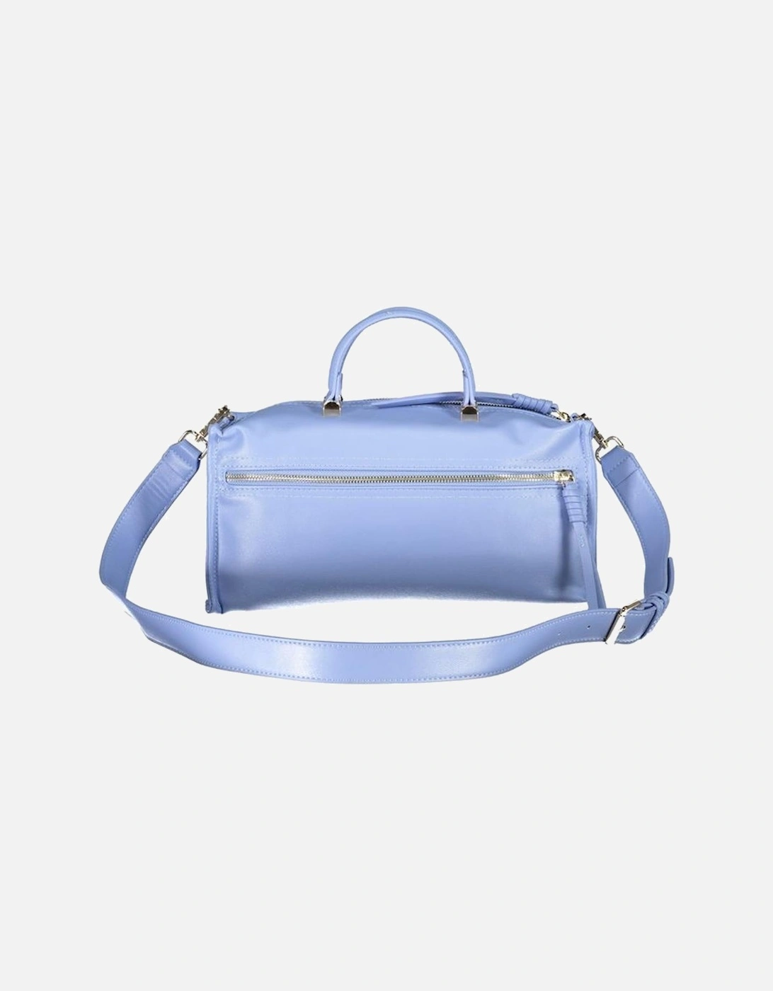 Light Blue Polyethylene Handbag Women