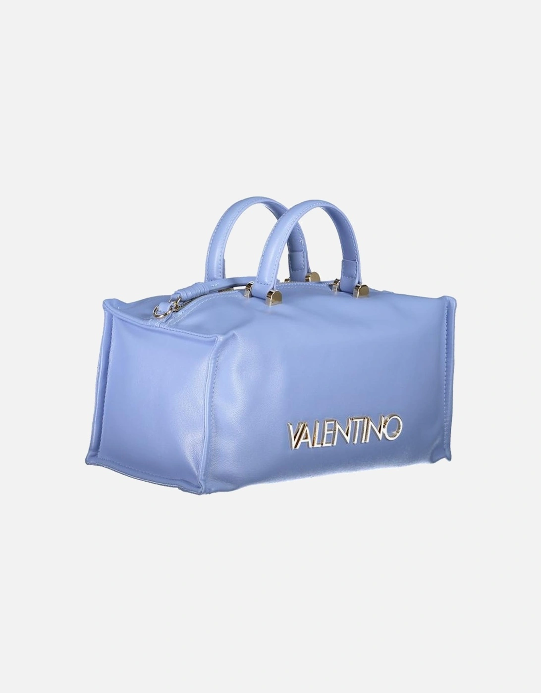 Light Blue Polyethylene Handbag Women