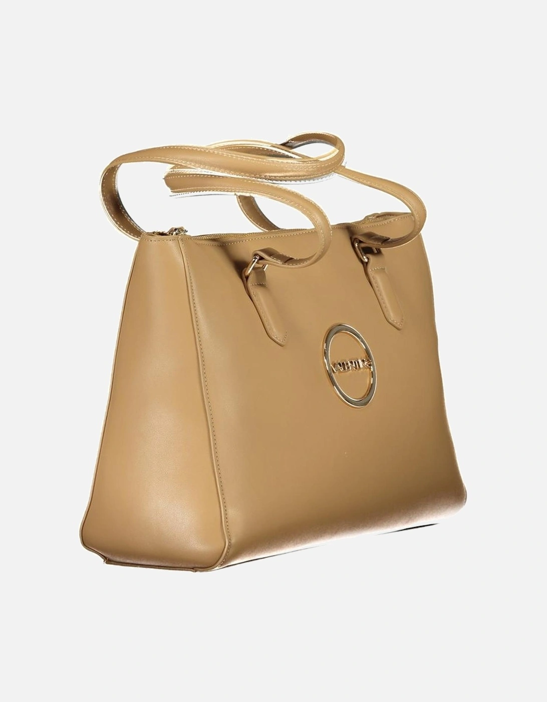 Beige Polyethylene Handbag Women