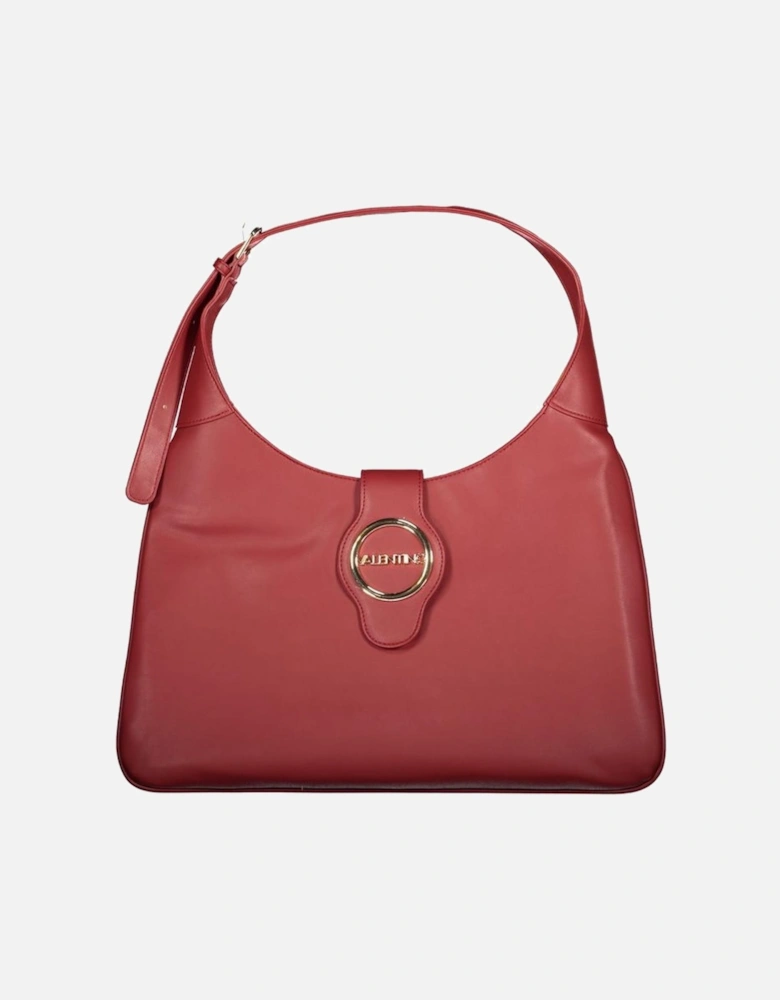 Red Polyethylene Handbag Women