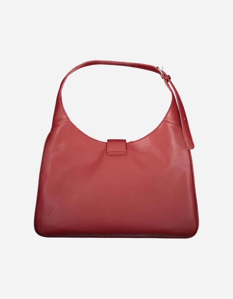 Red Polyethylene Handbag Women