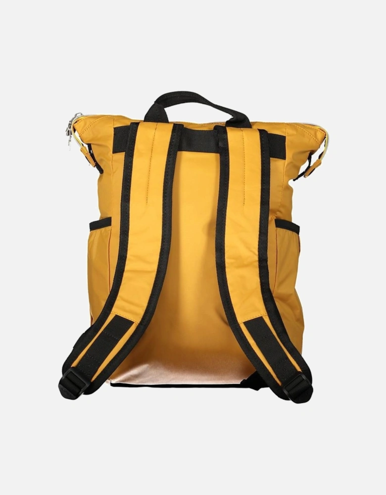 Yellow Polyamide Backpack Women