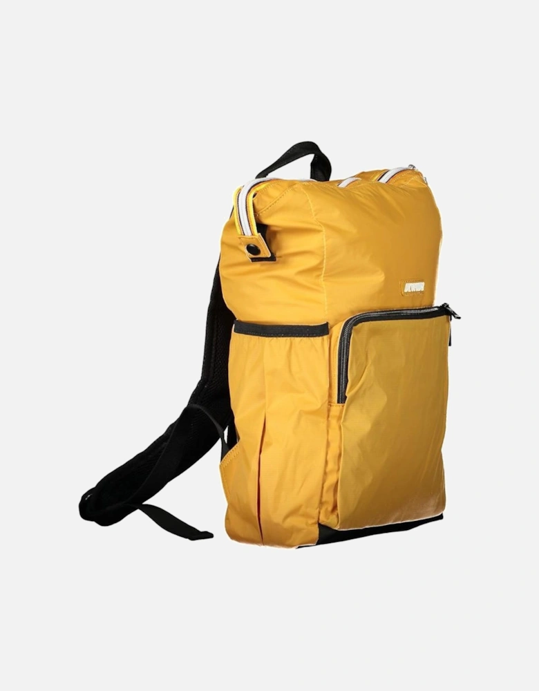 Yellow Polyamide Backpack Women