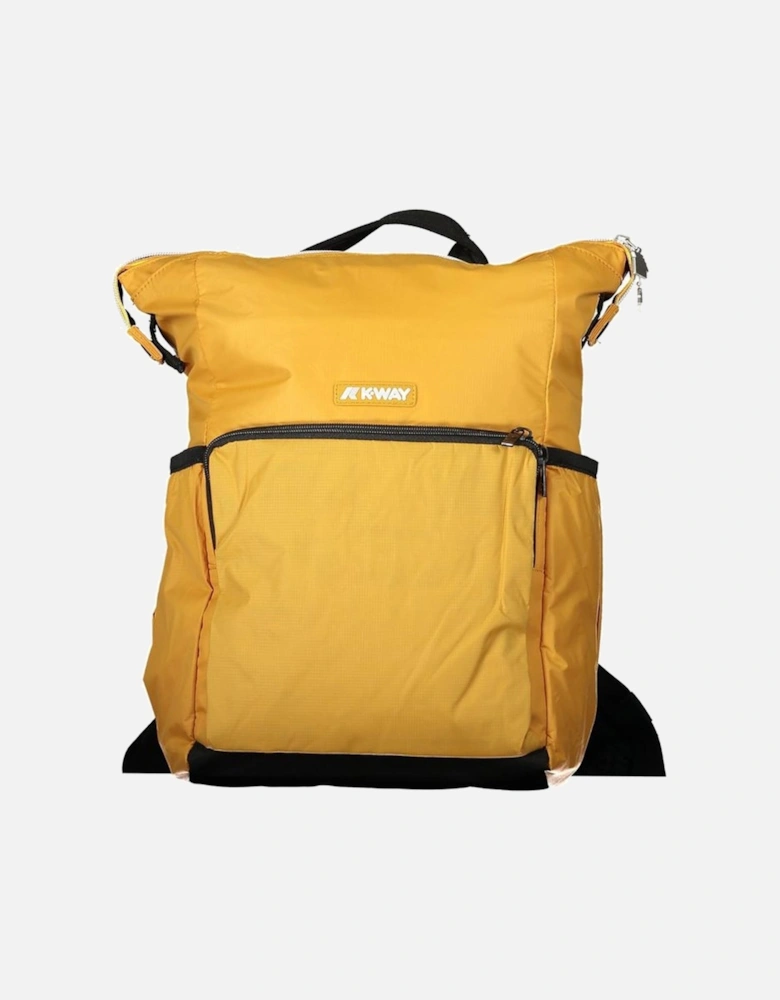 Yellow Polyamide Backpack Women