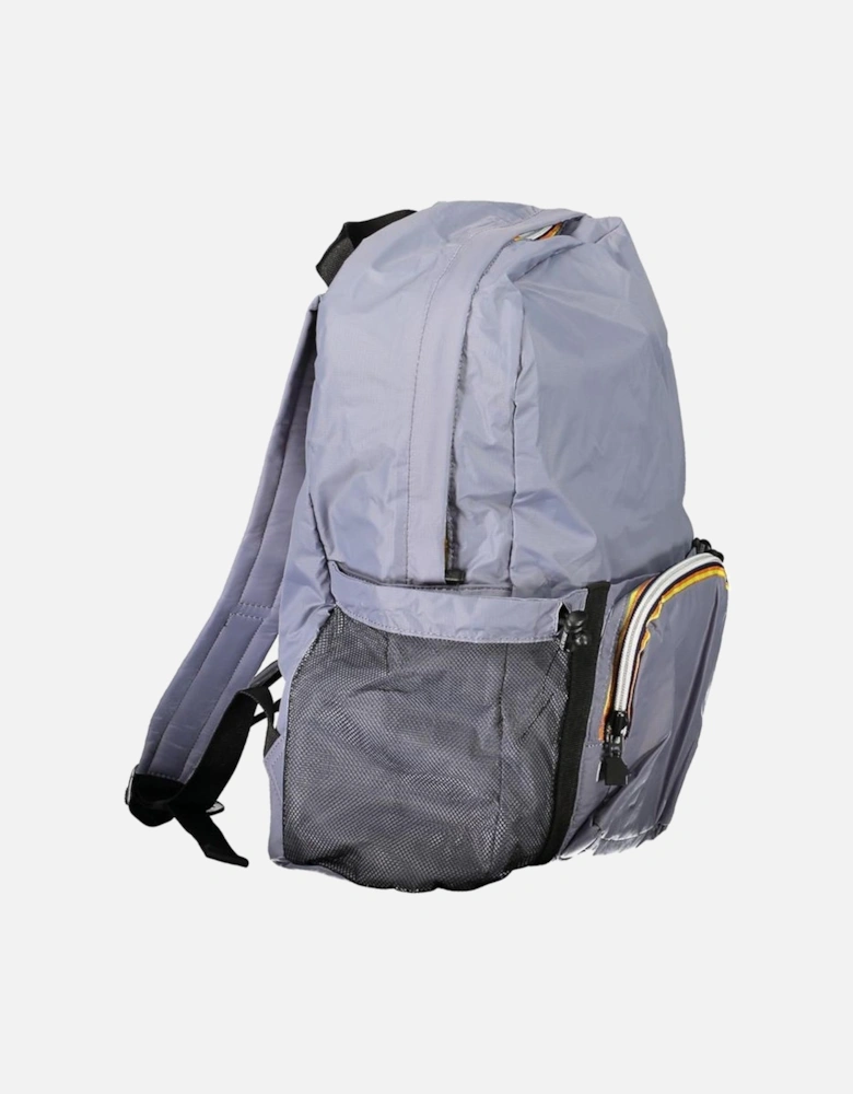 Light Blue Polyamide Backpack Women