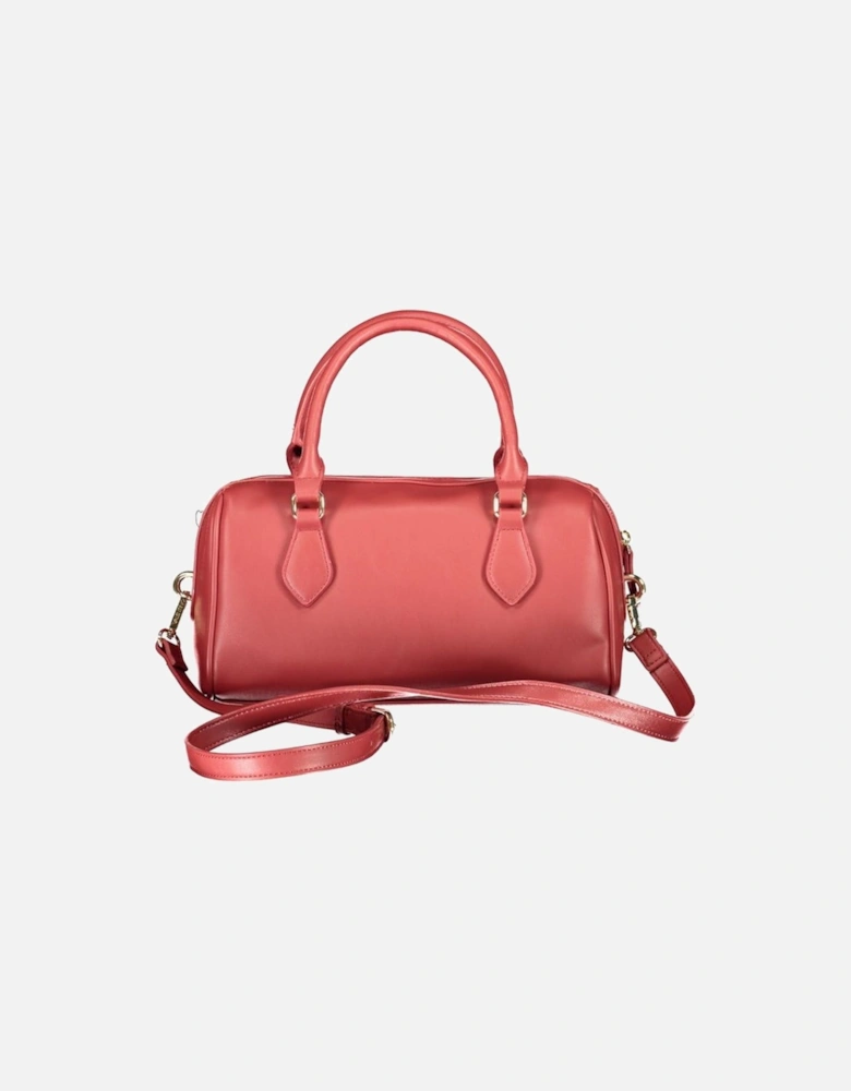 Red Polyethylene Handbag Women